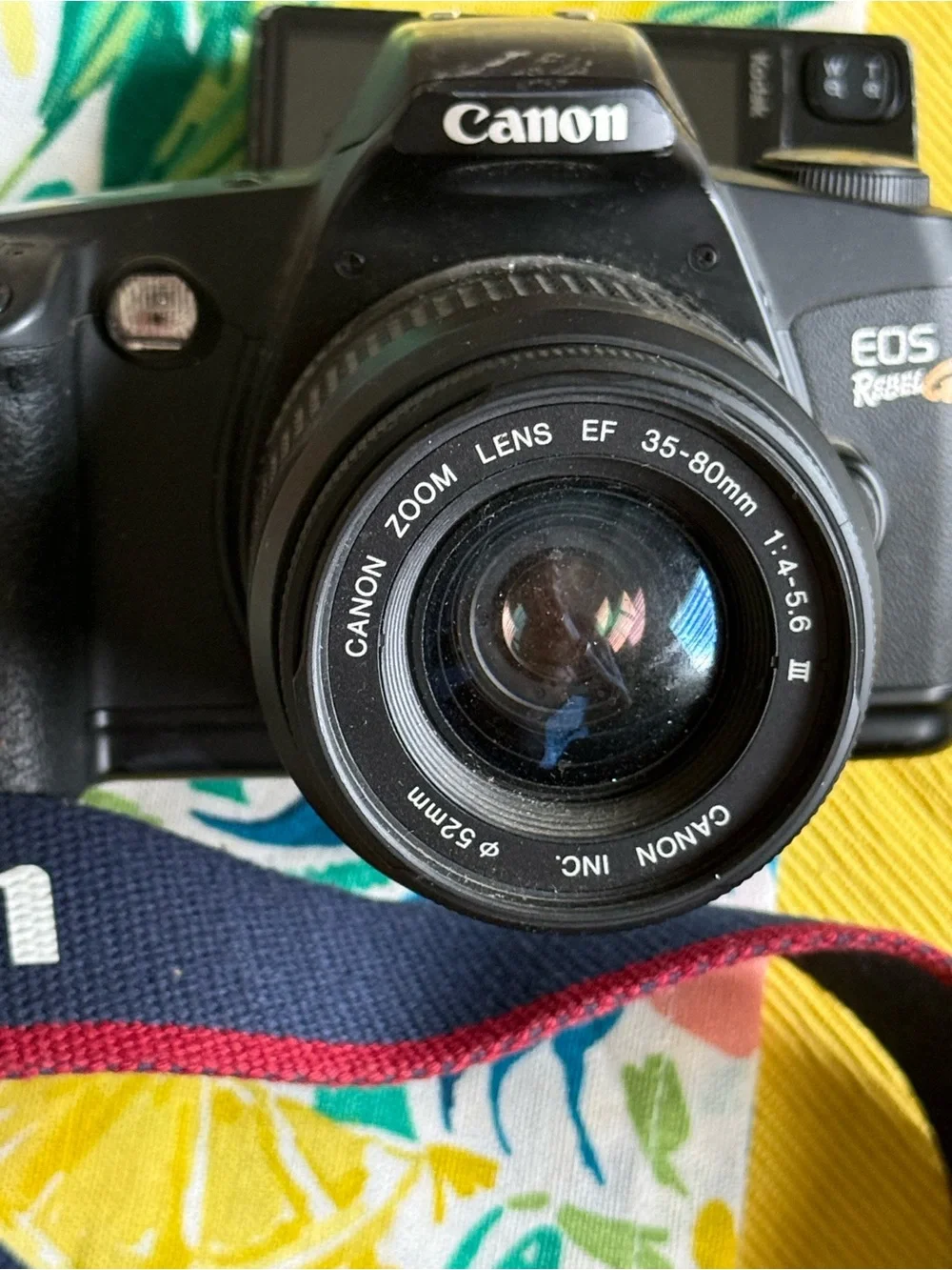 Canon EOS Rebel G 35mm Film Camera w/ Canon EF 35-80mm Lens Tested/
